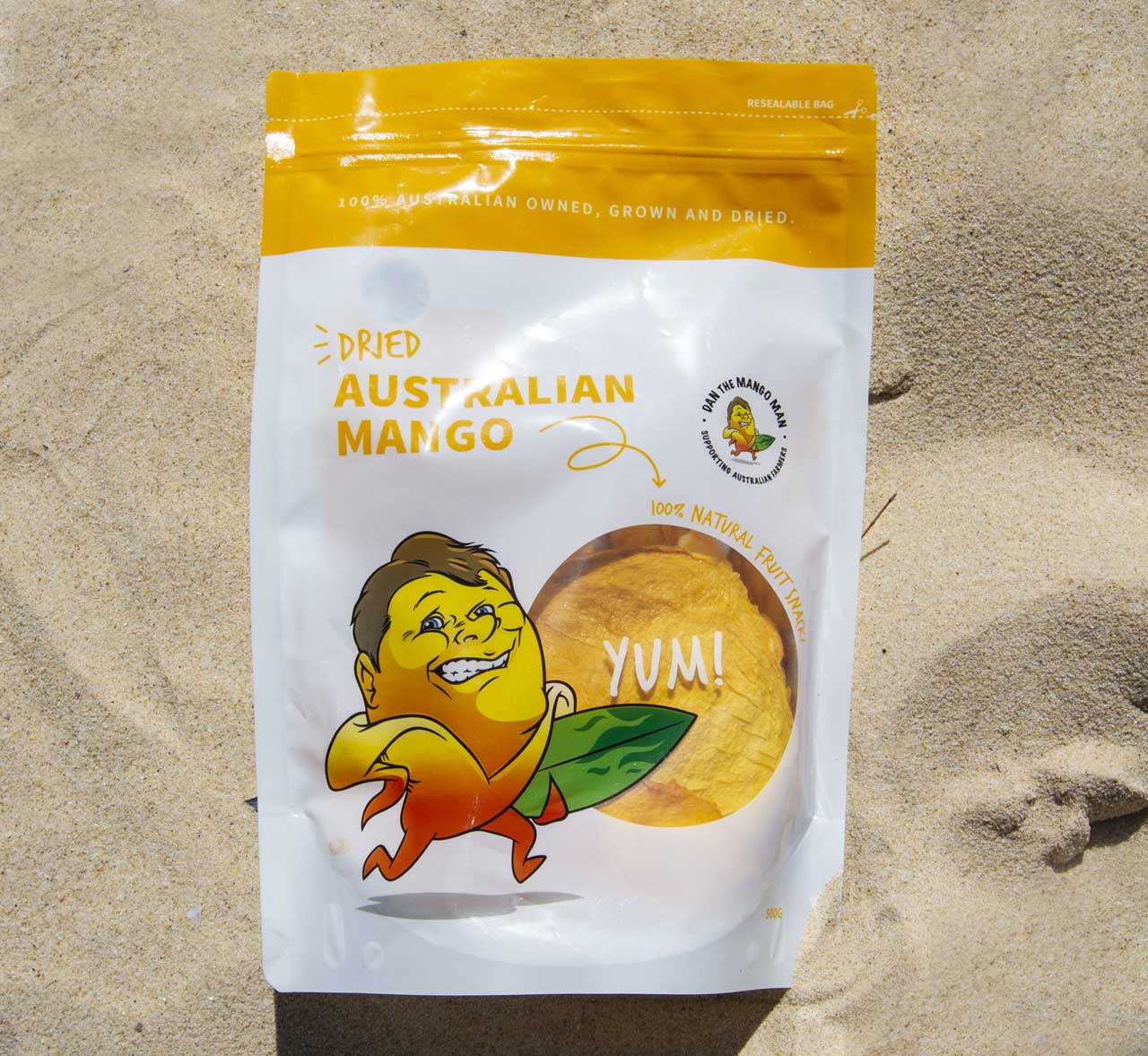 20 Pack - Australian Dried Mango - 100g Bags