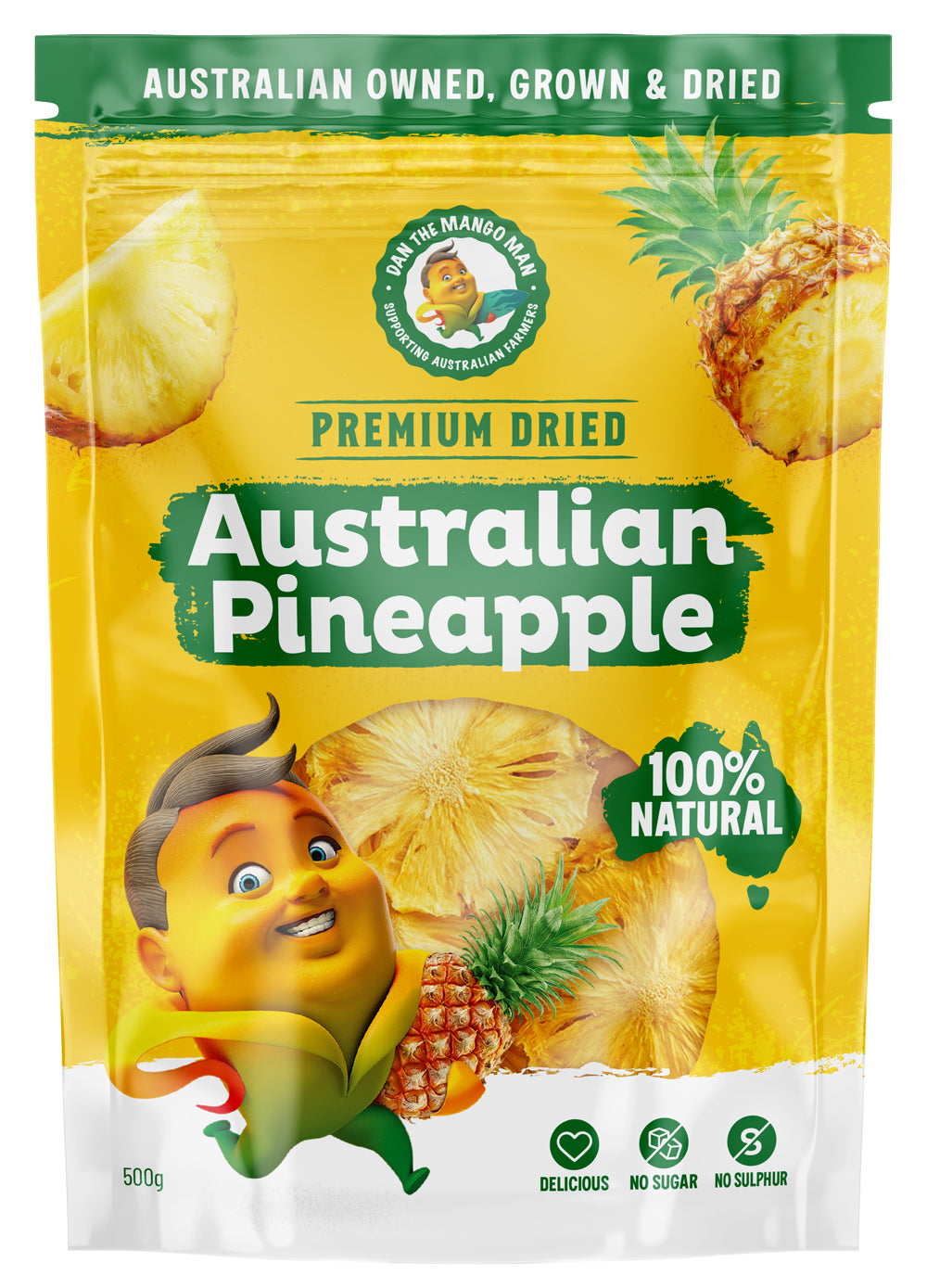 Dried Pineapple - 500g