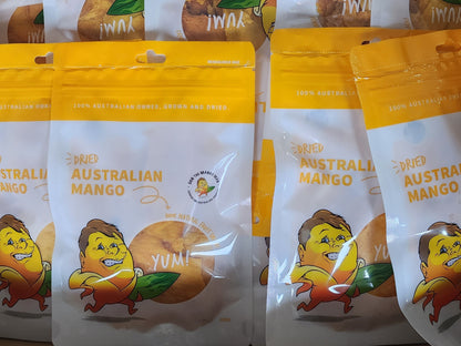 20 Pack - Australian Dried Mango - 100g Bags