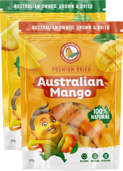 Dried Mango & Pinapple (Twin Pack 1kg)