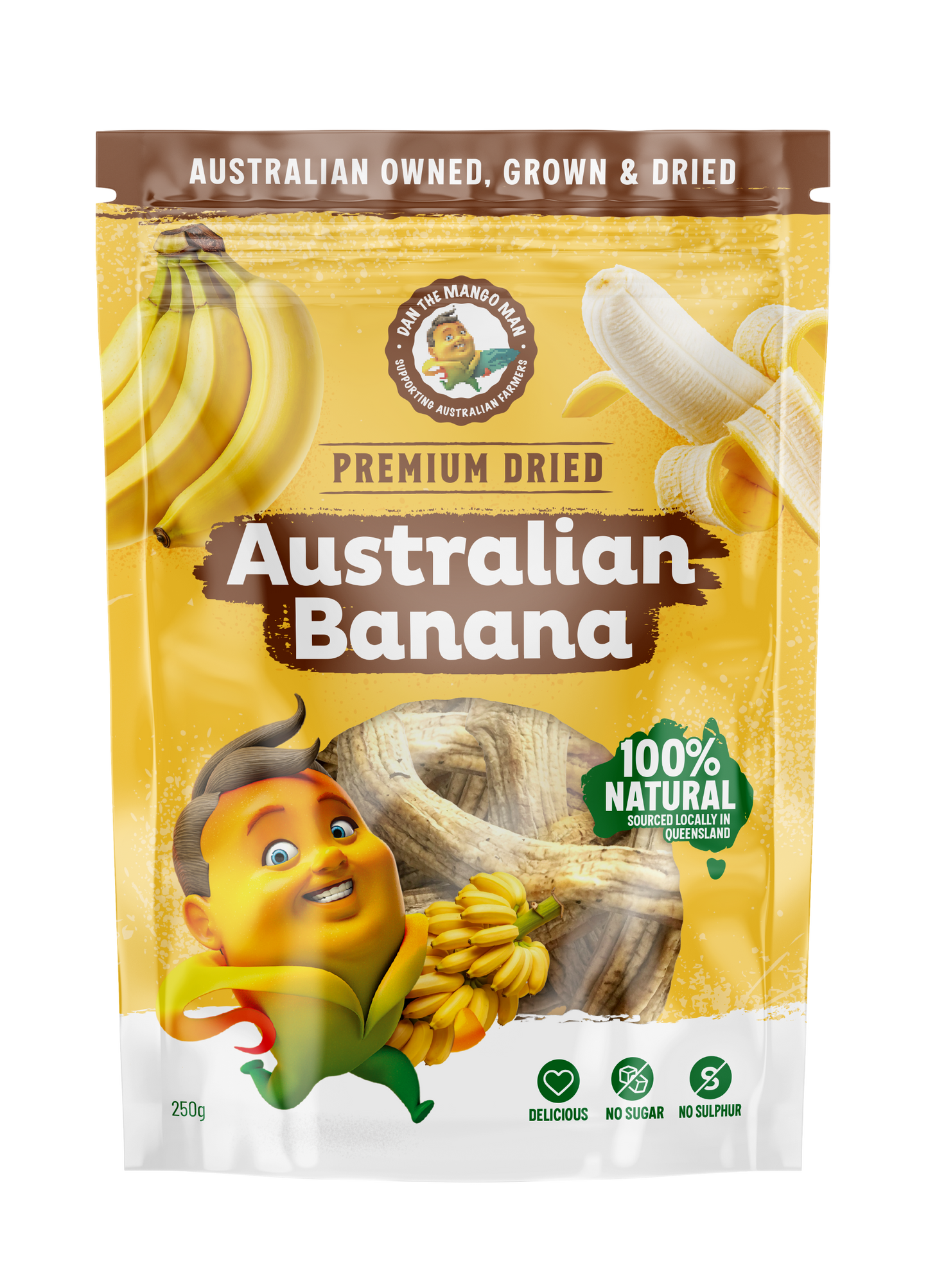Australian Dried Banana - 250g