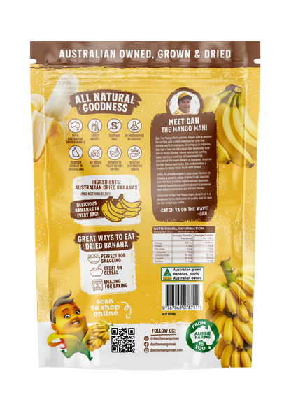 Australian Dried Banana - 250g