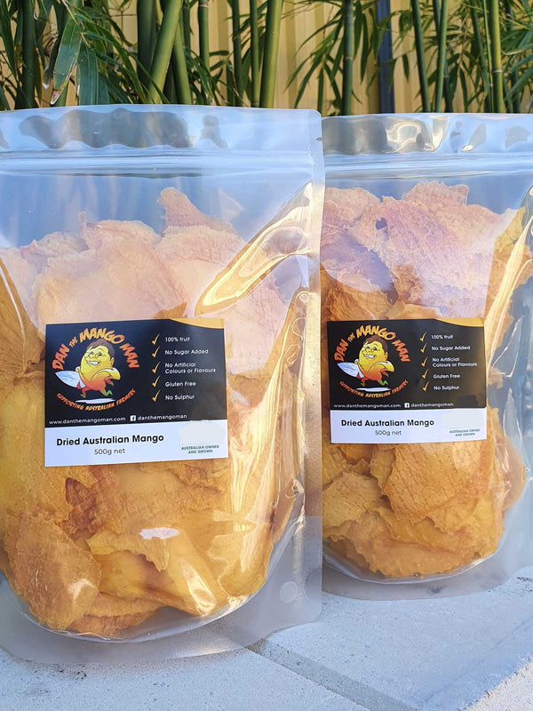 Australian Dried Mango 1kg Bag Dan The Mango Man